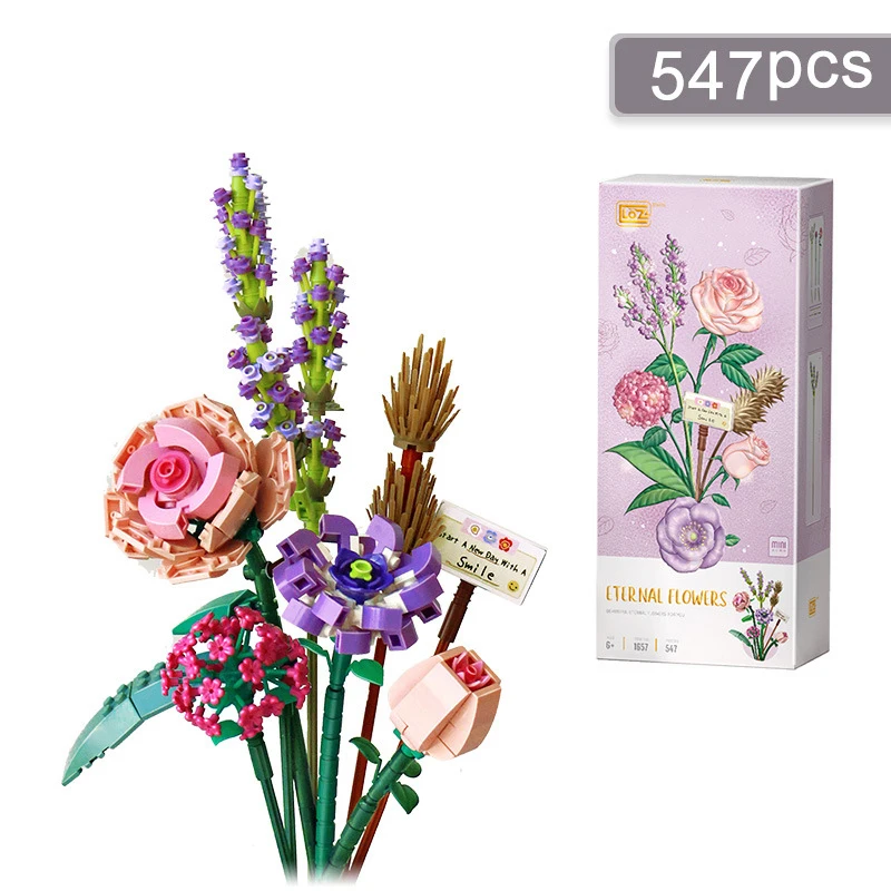 Bouquet Lavande & Roses